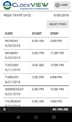 ClockView Mobile android App screenshot 5